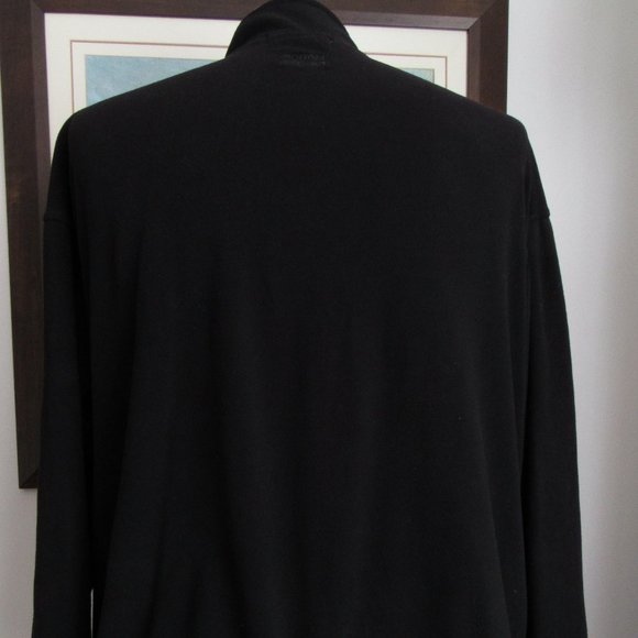 Vtg McAfee Security Men's Fleece Pullover XL Black - Picture 7 of 12